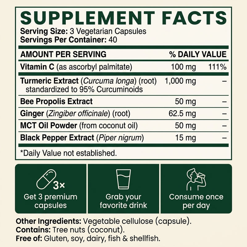 Turmeric Curcumin Complex (1,000mg)