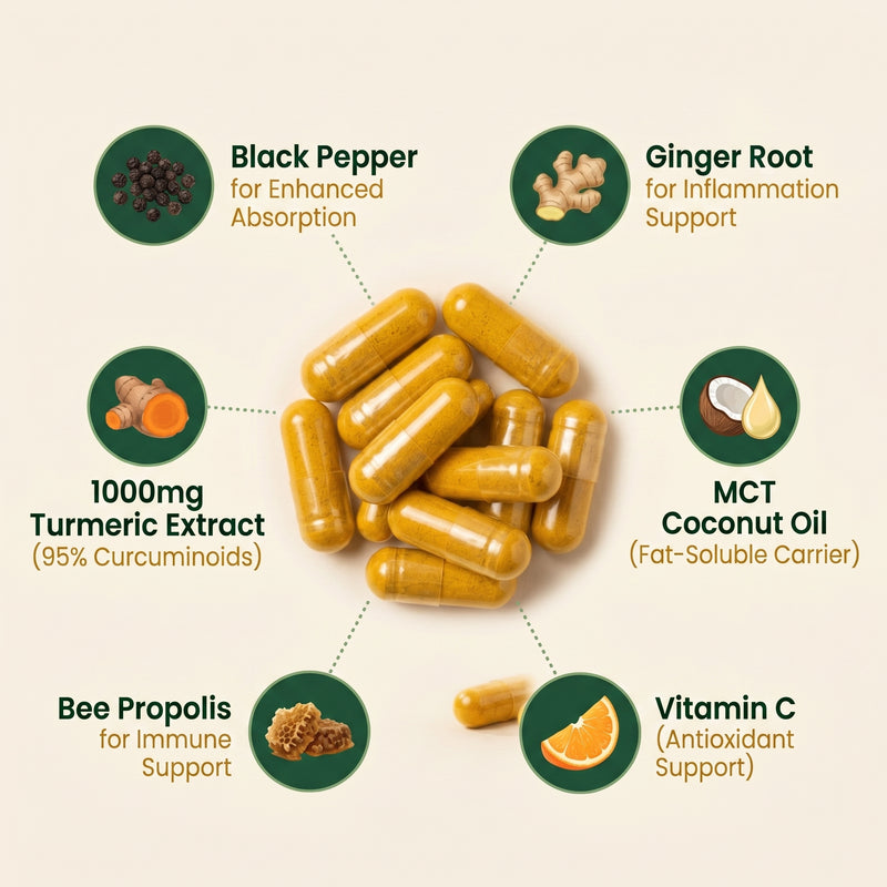 Turmeric Curcumin Complex (1,000mg)